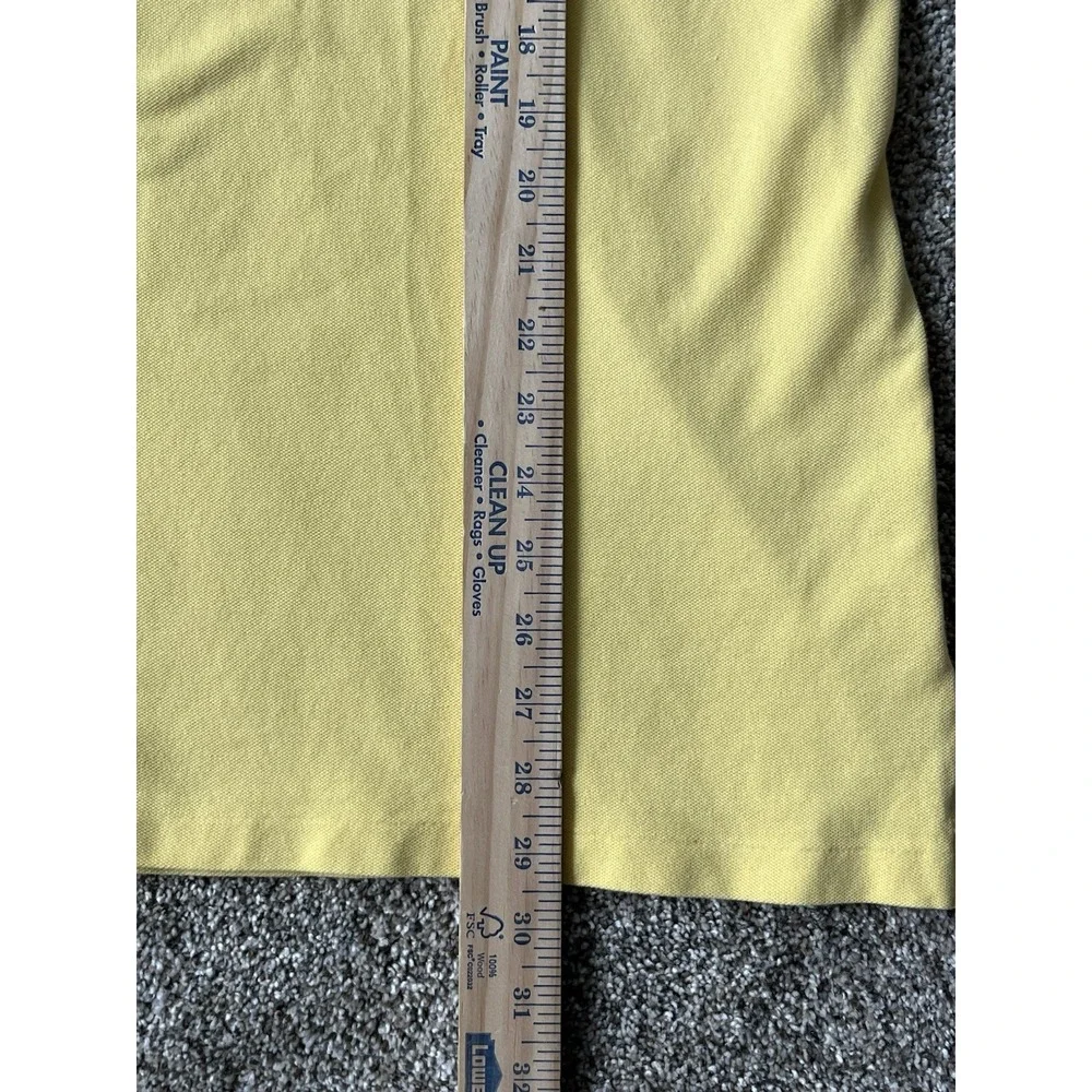 Polo Golf Ralph Lauren‎ Polo Shirt Mens L Yellow Pony Logo Short Sleeve Pro Fit